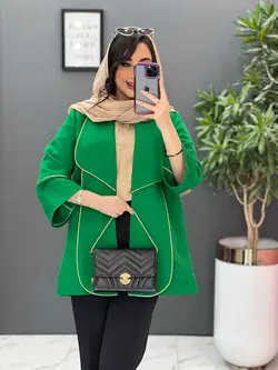 مانتو کتان لمه یقه دوبل کد 2639 در فروشگاه آنلاین ونوس مد