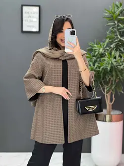 مانتو ژاکارد حصیری یقه گرد کد 2645 در فروشگاه بزرگ ونوس مد