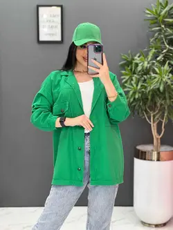 مانتو کتان زاپ دار جیب پاکتی کد 2646 در فروشگاه  ونوس مد