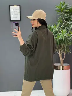 مانتو کتان زاپ دار جیب پاکتی کد 2646 در فروشگاه  ونوس مد