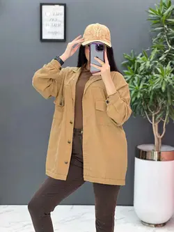 مانتو کتان زاپ دار جیب پاکتی کد 2646 در فروشگاه  ونوس مد