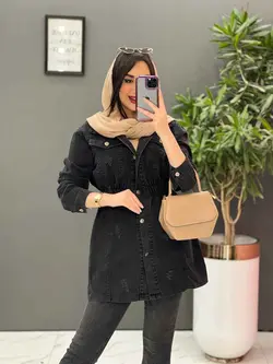 خرید اینترنتی مانتو جین کمر کش دخترانه مجموعه پوشاک ونوس مد