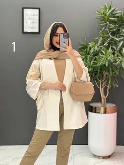 خرید آنلاین مانتو لنین پانچ مغزی دوزی کد 2743 پوشاک ونوس مد