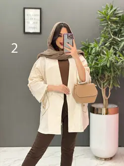 خرید آنلاین مانتو لنین پانچ مغزی دوزی کد 2743 پوشاک ونوس مد