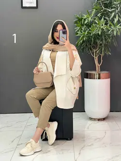 خرید آنلاین مانتو لنین پانچ مغزی دوزی کد 2743 پوشاک ونوس مد