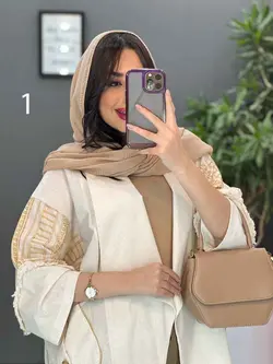 خرید آنلاین مانتو لنین پانچ مغزی دوزی کد 2743 پوشاک ونوس مد