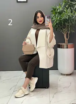 خرید آنلاین مانتو لنین پانچ مغزی دوزی کد 2743 پوشاک ونوس مد