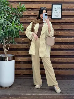 ست مانتو شلوار لنین طرحدار کد 2754 در فروشگاه آنلاین ونوس مد