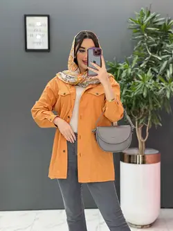 مانتو شومیزی جلودکمه جیب نما کد 2761 در فروشگاه  ونوس مد