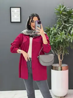 مانتو شومیزی جلودکمه جیب نما کد 2761 در فروشگاه  ونوس مد