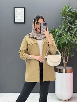 مانتو شومیزی جلودکمه جیب نما کد 2761 در فروشگاه  ونوس مد