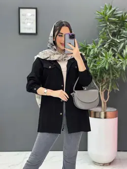 مانتو شومیزی جلودکمه جیب نما کد 2761 در فروشگاه  ونوس مد