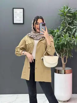 مانتو شومیزی جلودکمه جیب نما کد 2761 در فروشگاه  ونوس مد