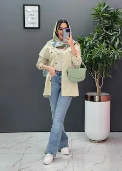 مانتو شومیزی جلودکمه جیب نما کد 2761 در فروشگاه  ونوس مد