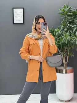 مانتو شومیزی جلودکمه جیب نما کد 2761 در فروشگاه  ونوس مد