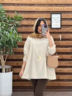 مانتو لنین جلو بسته منگوله دار کد 2766 در مجموعه ونوس مد