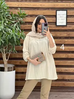 مانتو لنین جلو بسته منگوله دار کد 2766 در مجموعه ونوس مد