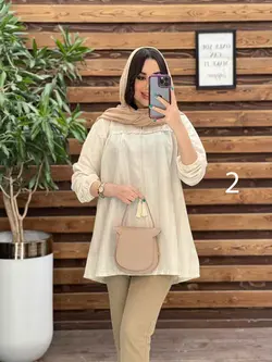 مانتو لنین جلو بسته منگوله دار کد 2766 در مجموعه ونوس مد