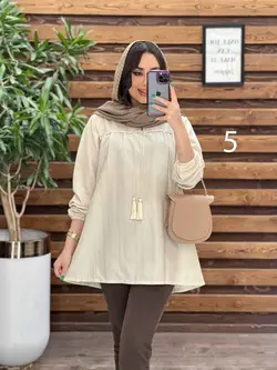 مانتو لنین جلو بسته منگوله دار کد 2766 در مجموعه ونوس مد