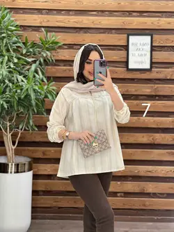 مانتو لنین جلو بسته منگوله دار کد 2766 در مجموعه ونوس مد