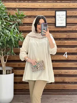 مانتو لنین جلو بسته منگوله دار کد 2766 در مجموعه ونوس مد