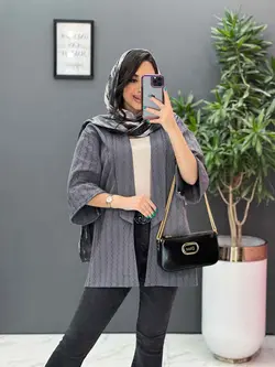 مانتو کوک دوزی آستین پاکتی کد 2781 شیک و خاص در ونوس مد