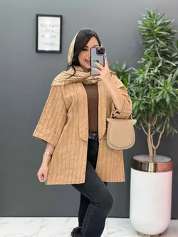 مانتو کوک دوزی آستین پاکتی کد 2781 شیک و خاص در ونوس مد