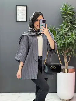 مانتو کوک دوزی آستین پاکتی کد 2781 شیک و خاص در ونوس مد