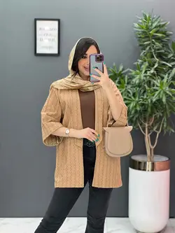 مانتو کوک دوزی آستین پاکتی کد 2781 شیک و خاص در ونوس مد