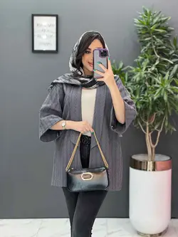 مانتو کوک دوزی آستین پاکتی کد 2781 شیک و خاص در ونوس مد