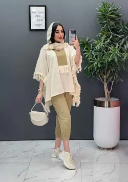 خرید آنلاین ست لنین بغل ریش دار کد 2788 درمجموعه ونوس مد