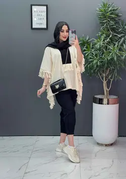 خرید آنلاین ست لنین بغل ریش دار کد 2788 درمجموعه ونوس مد