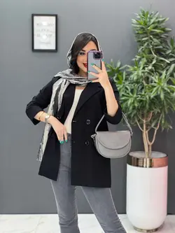 خرید مانتو کتی آستین پاکتی چهار دکمه کد 2787 فروشگاه ونوس مد