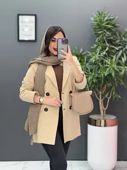 خرید مانتو کتی آستین پاکتی چهار دکمه کد 2787 فروشگاه ونوس مد