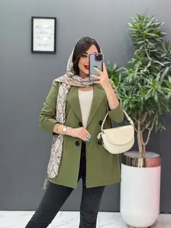 خرید مانتو کتی آستین پاکتی چهار دکمه کد 2787 فروشگاه ونوس مد