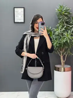 خرید مانتو کتی آستین پاکتی چهار دکمه کد 2787 فروشگاه ونوس مد