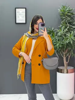 خرید مانتو کتی آستین پاکتی چهار دکمه کد 2787 فروشگاه ونوس مد