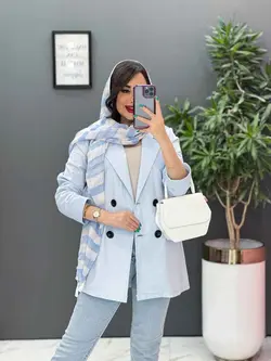 خرید مانتو کتی آستین پاکتی چهار دکمه کد 2787 فروشگاه ونوس مد