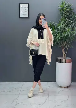 خرید آنلاین ست لنین بغل ریش دار کد 2816 درمجموعه ونوس مد