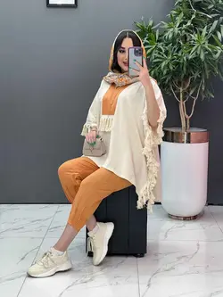 خرید آنلاین ست لنین بغل ریش دار کد 2816 درمجموعه ونوس مد