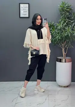 خرید آنلاین ست لنین بغل ریش دار کد 2816 درمجموعه ونوس مد