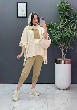 خرید آنلاین ست لنین بغل ریش دار کد 2816 درمجموعه ونوس مد