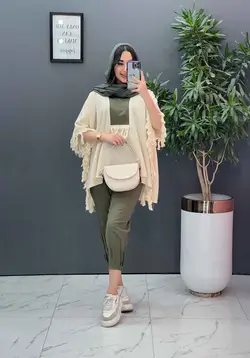 خرید آنلاین ست لنین بغل ریش دار کد 2816 درمجموعه ونوس مد