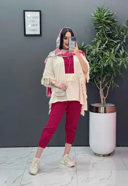 خرید آنلاین ست لنین بغل ریش دار کد 2816 درمجموعه ونوس مد