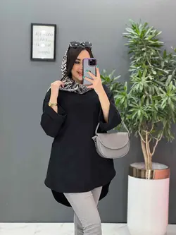 خرید آنلاین مانتو جلو بسته جیب برش دار کد 2820 پوشاک ونوس مد