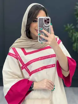 ست مانتو و شلوار لینن آینه دوزی کد 3014 در فروشگاه ونوس مد