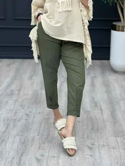 خرید آنلاین ست مانتو و شلوار لینن پانچ بغل ریش کد 3025 ونوس