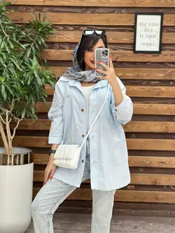 مانتو دو جیب پایین هلال کد 3115 در مجموعه انلاین ونوس مد