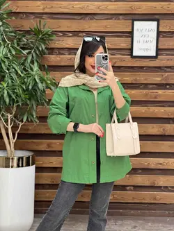 مانتو دو جیب پایین هلال کد 3115 در مجموعه انلاین ونوس مد