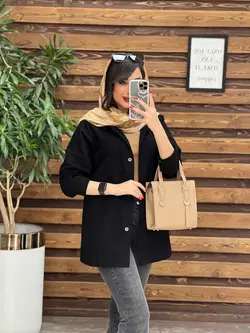 مانتو دو جیب پایین هلال کد 3115 در مجموعه انلاین ونوس مد